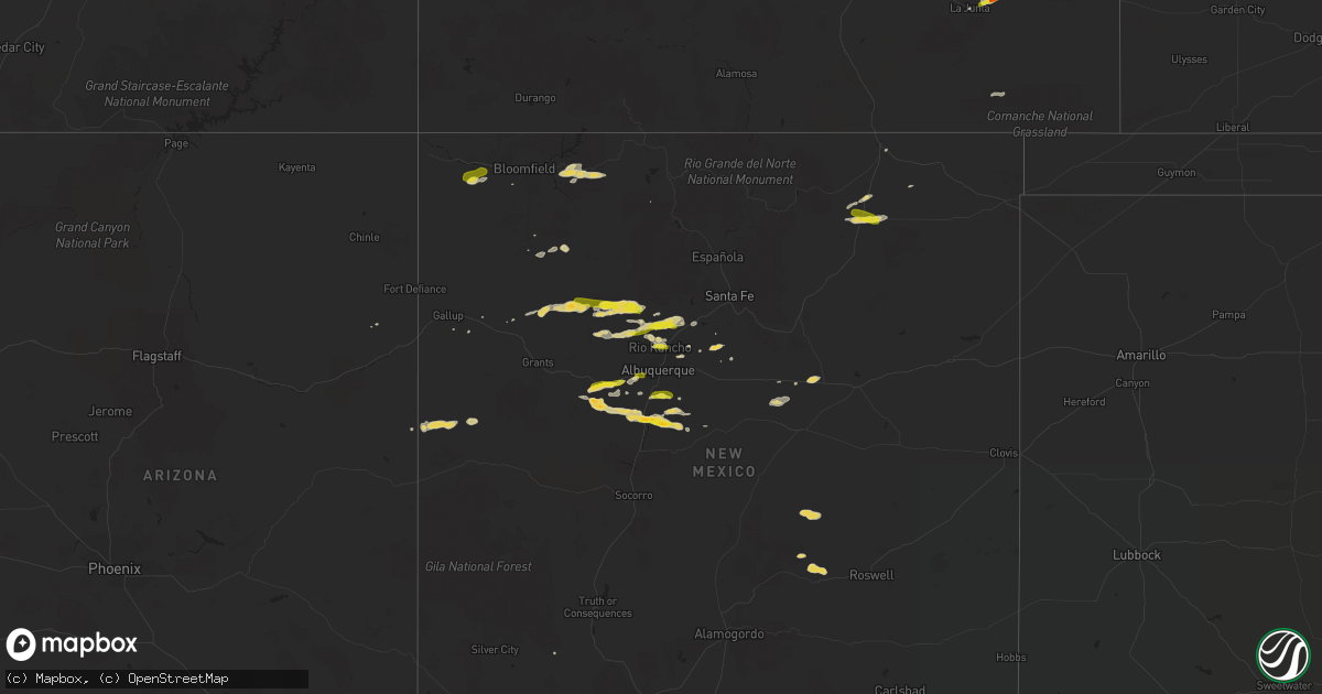Hail map on September 30, 2017