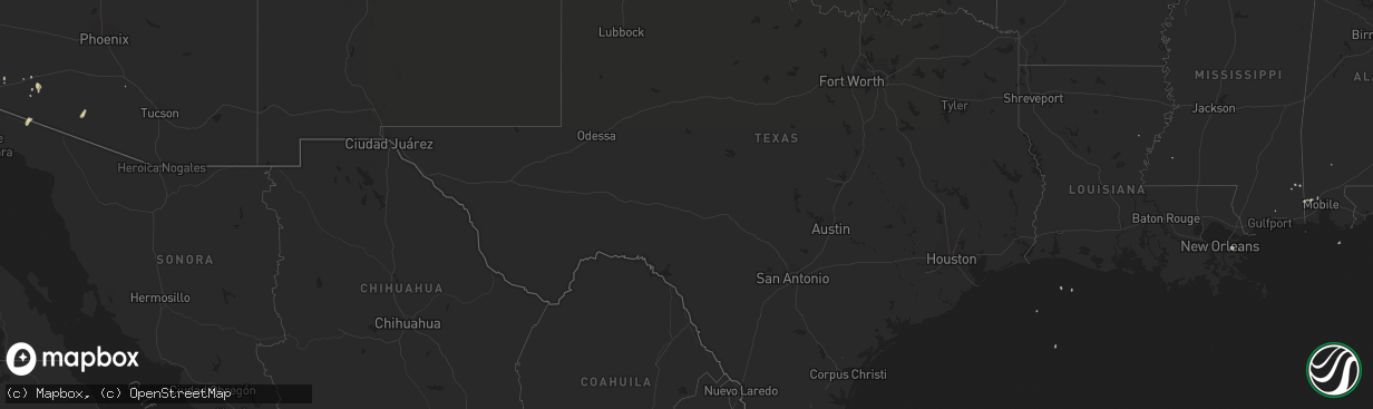 Hail map on September 30, 2018