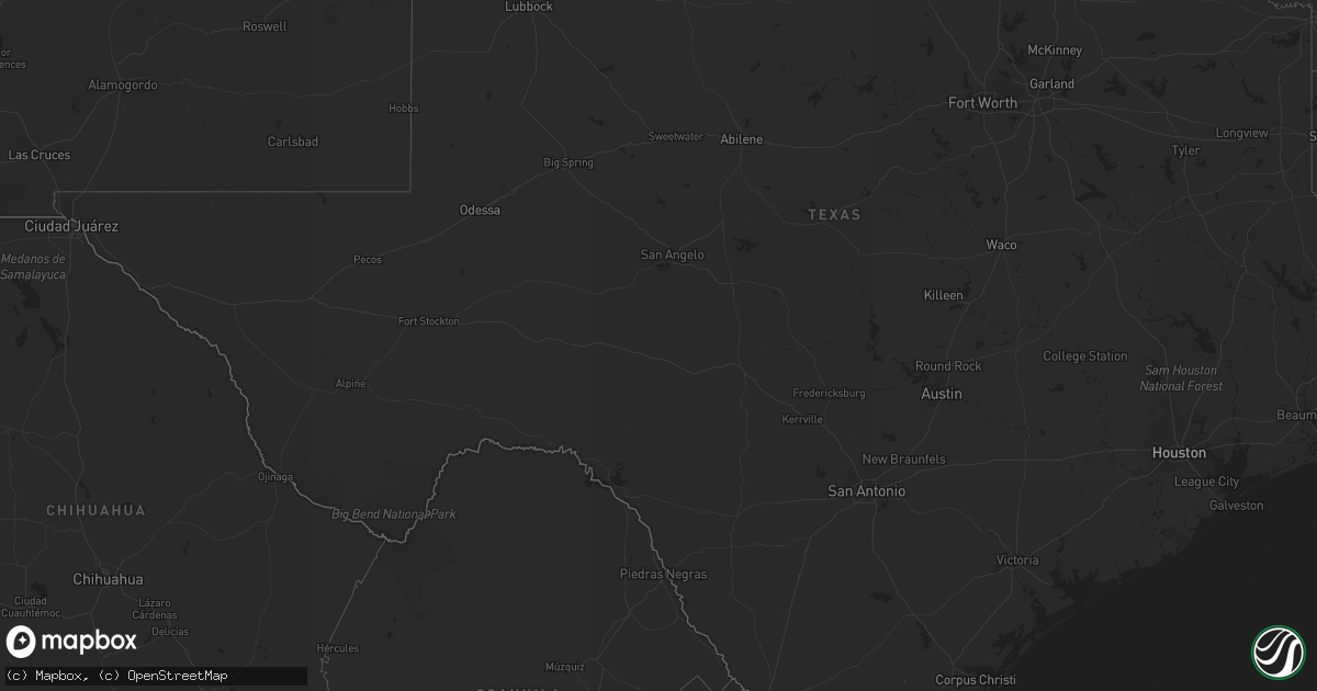 Hail map on September 30, 2018