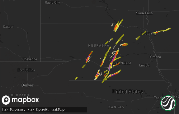 Hail map preview on 09-30-2019