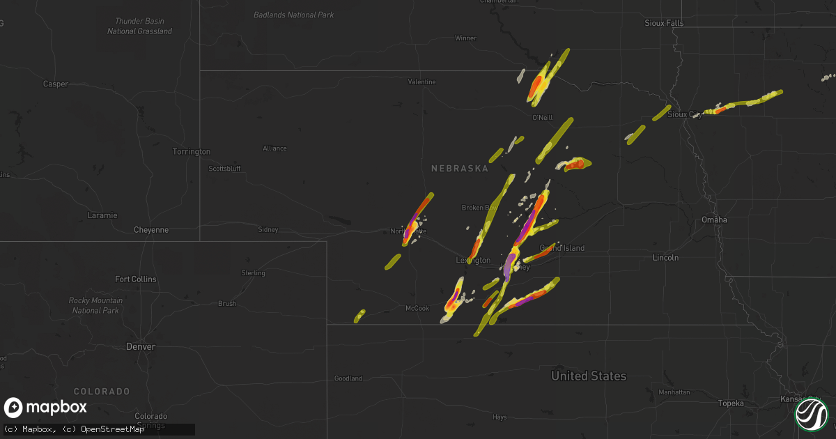 Hail map on September 30, 2019