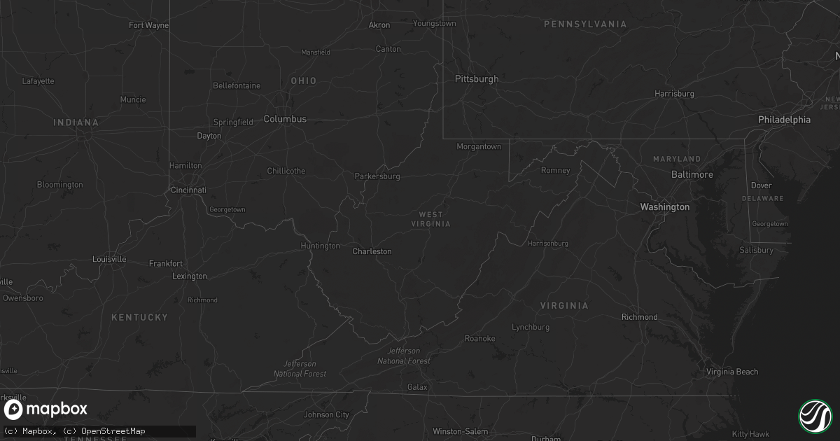 Hail map in North Carolina on September 30, 2020