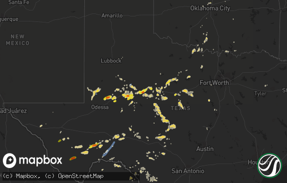 Hail map preview on 09-30-2021