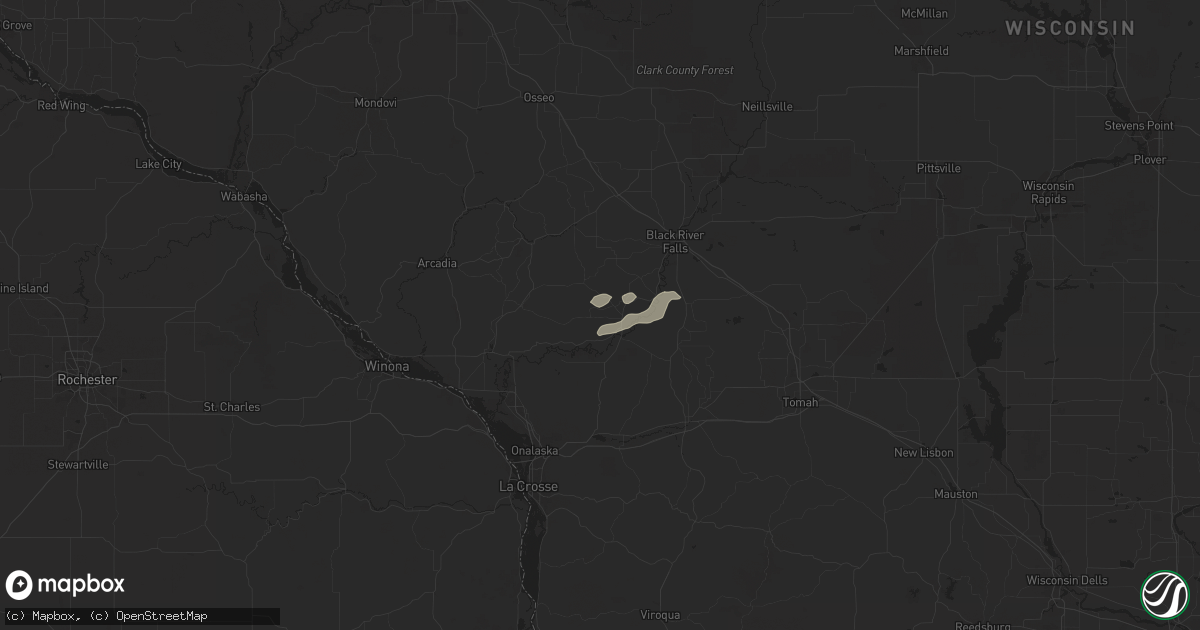 Hail map in Melrose, WI on September 30, 2023