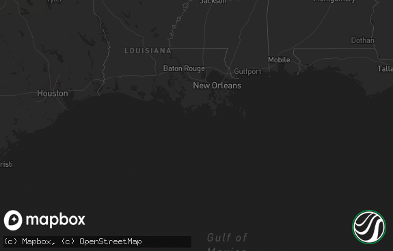 Hail map preview on 10-01-2012