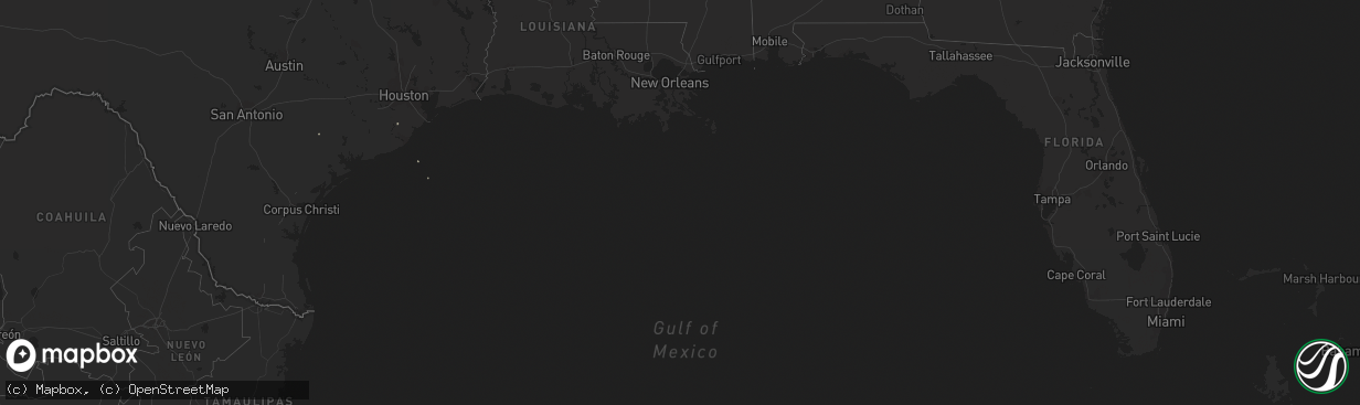 Hail map on October 1, 2013