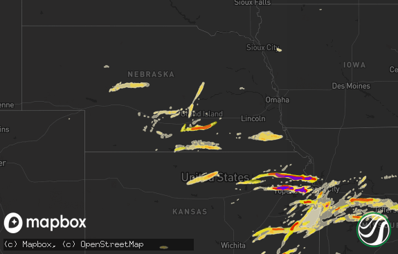 Hail map preview on 10-01-2014