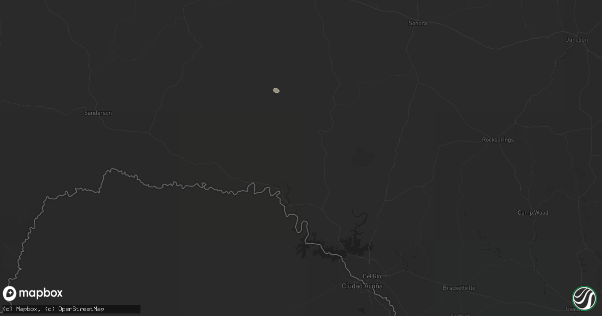 Hail map in Comstock, TX on October 1, 2021