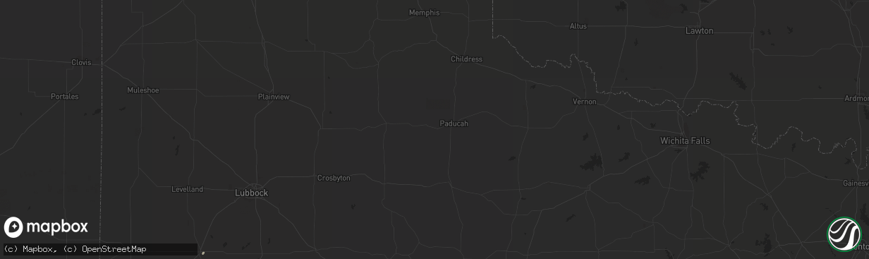 Hail map in Lovington, NM on October 2, 2019