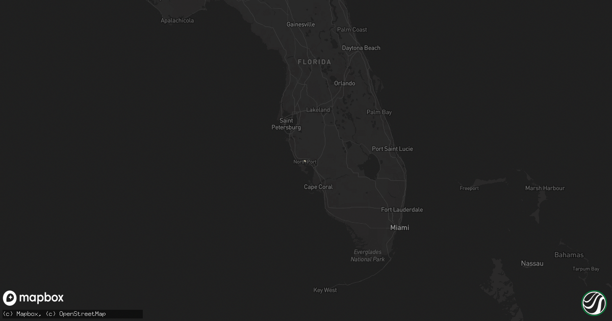 Hail map on October 2, 2024
