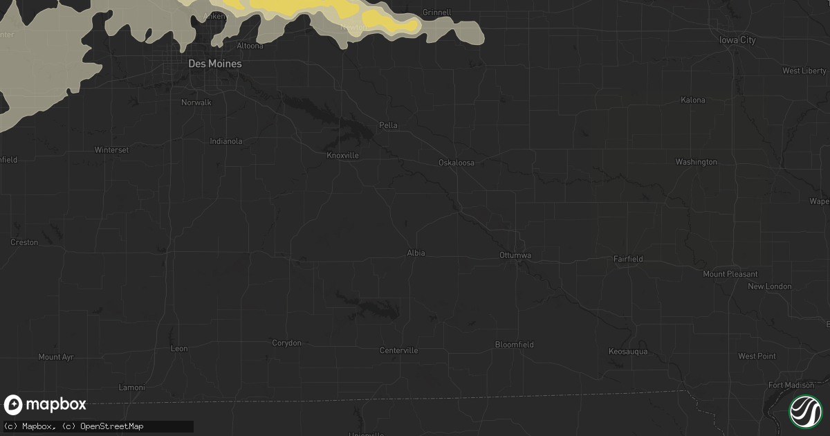 Hail map in Chicago, IL on October 3, 2013