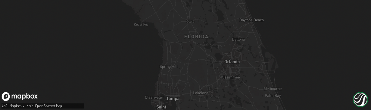 Hail map in Hialeah, FL on October 3, 2014