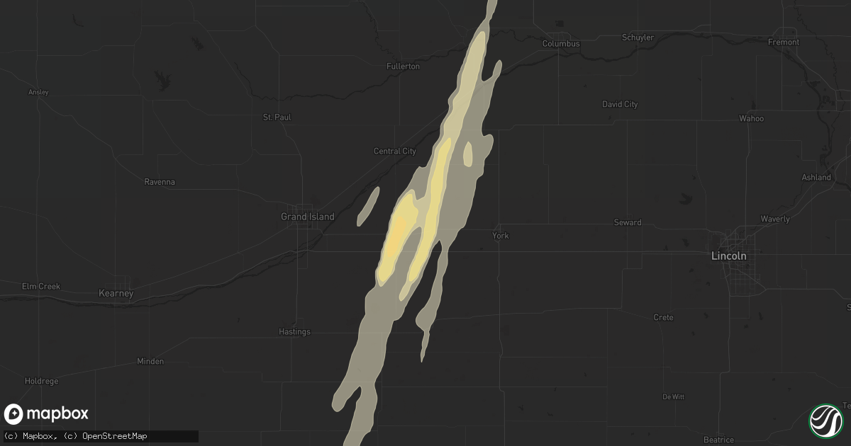 Hail map in Hampton, NE on October 3, 2016