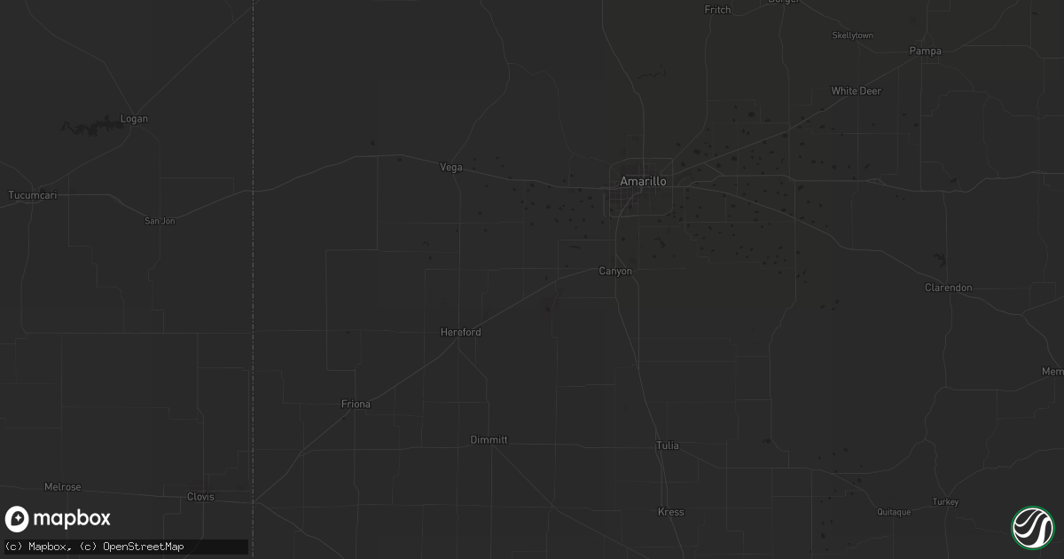 Hail map in Fort Sumner, NM on October 3, 2017