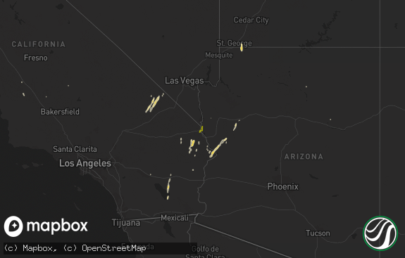 Hail map preview on 10-03-2018