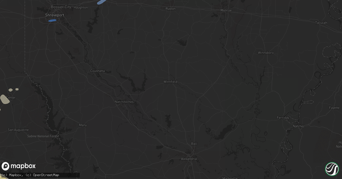 Hail map in Lufkin, TX on October 3, 2019