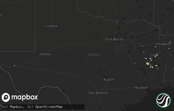 Hail map preview on 10-03-2019