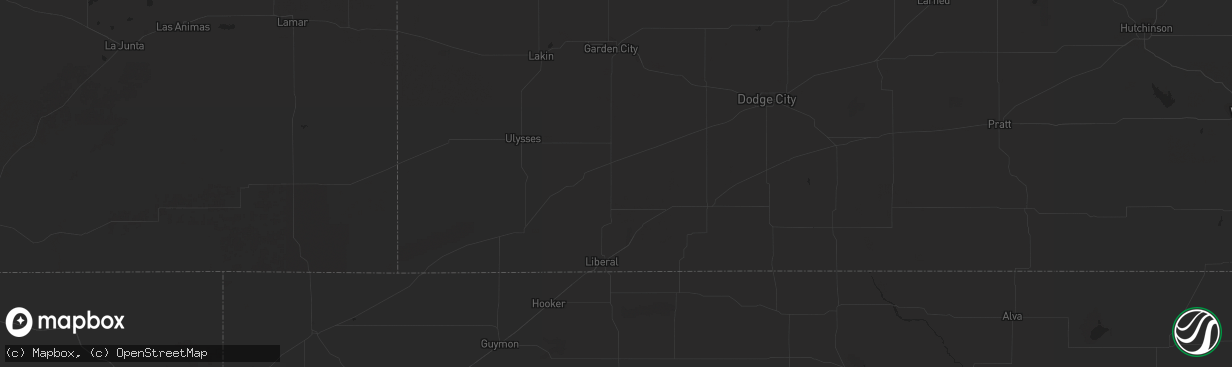 Hail map in Stockville, NE on October 3, 2023