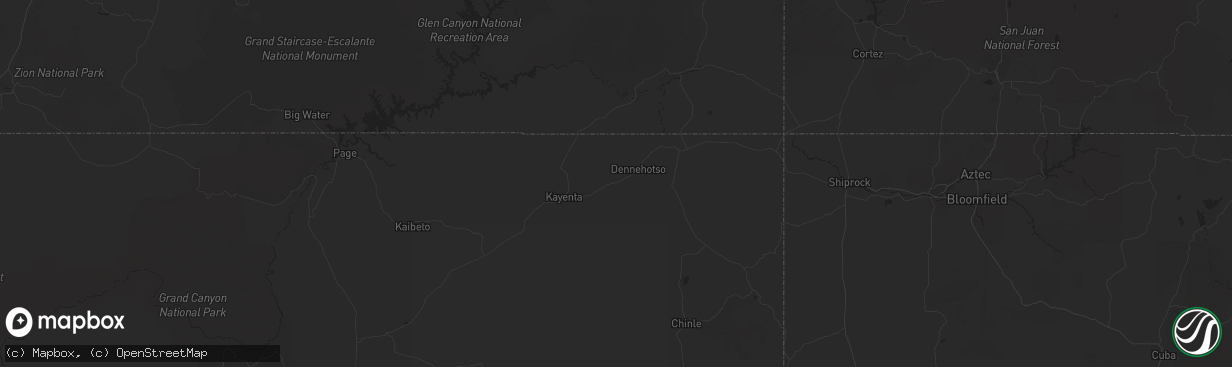 Hail map in Buckhorn, NM on October 4, 2011