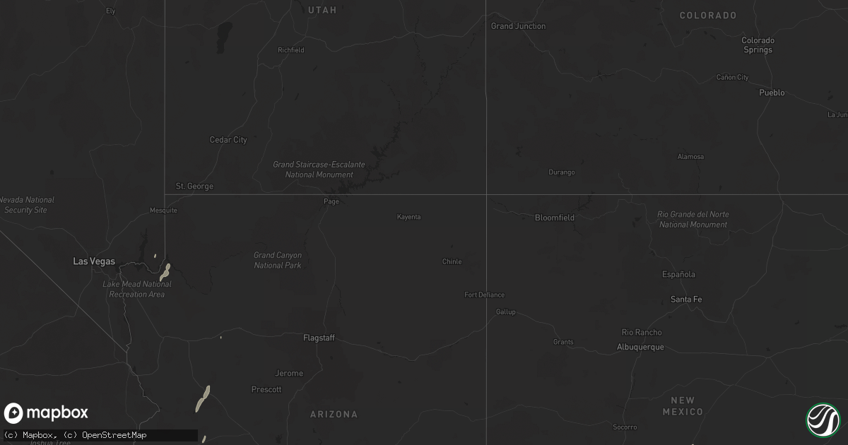 Hail map in Nevada on October 4, 2011