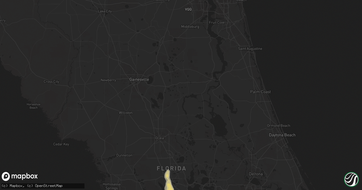 Hail map in Saint Marys, GA on October 4, 2012