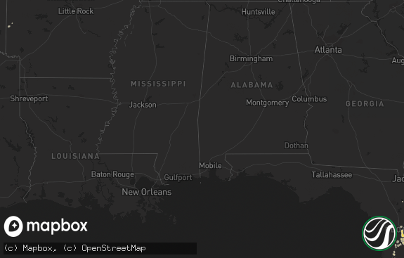 Hail map preview on 10-04-2012