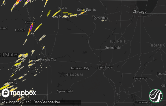 Hail map preview on 10-04-2013