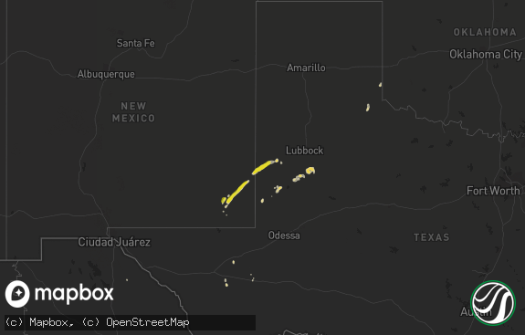 Hail map preview on 10-04-2018