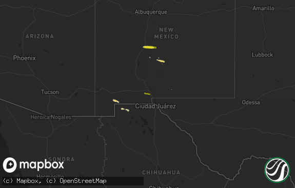 Hail map preview on 10-04-2019