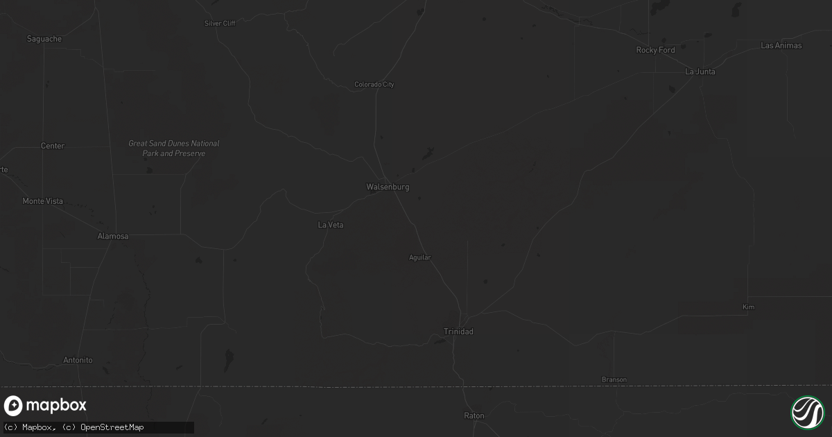 Hail map in Wagner, SD on October 4, 2022