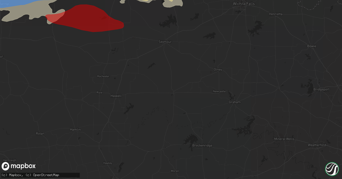 Hail map in Mcalester, OK on October 4, 2023