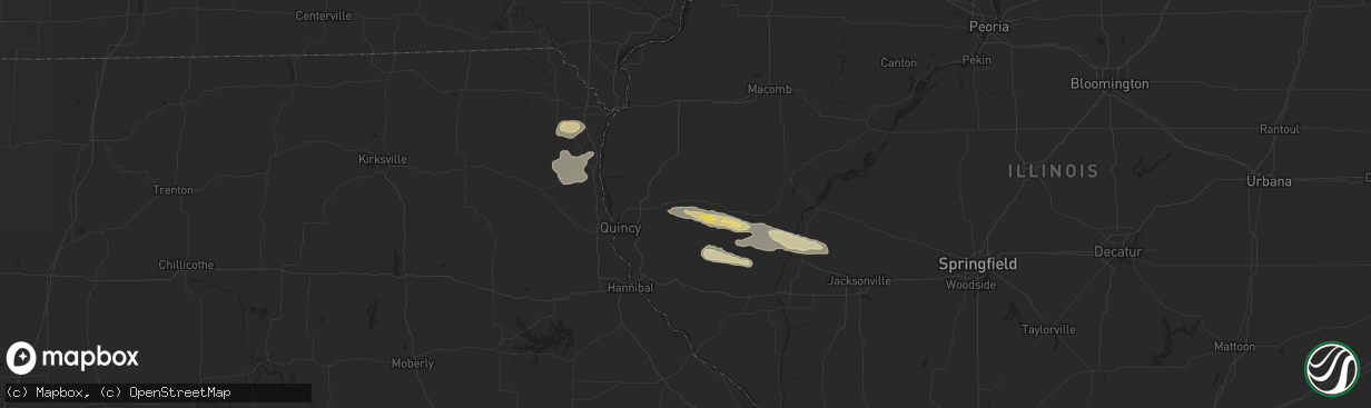 Hail map in Camp Point, IL on October 4, 2024