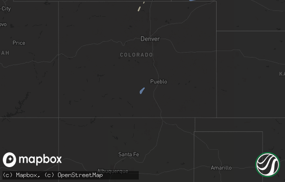 Hail map preview on 10-04-2025