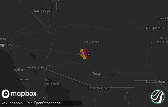 Hail map preview on 10-05-2010