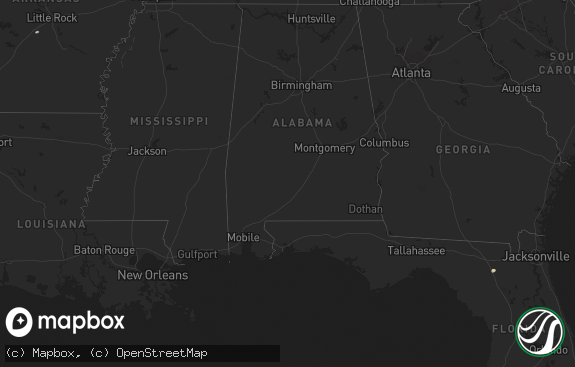 Hail map preview on 10-05-2012