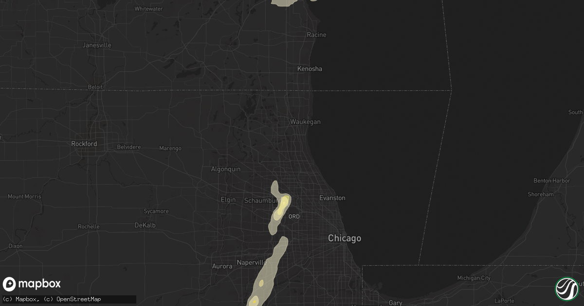 Hail map in Franklin, WI on October 5, 2013