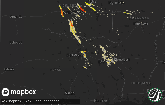 Hail map preview on 10-05-2014