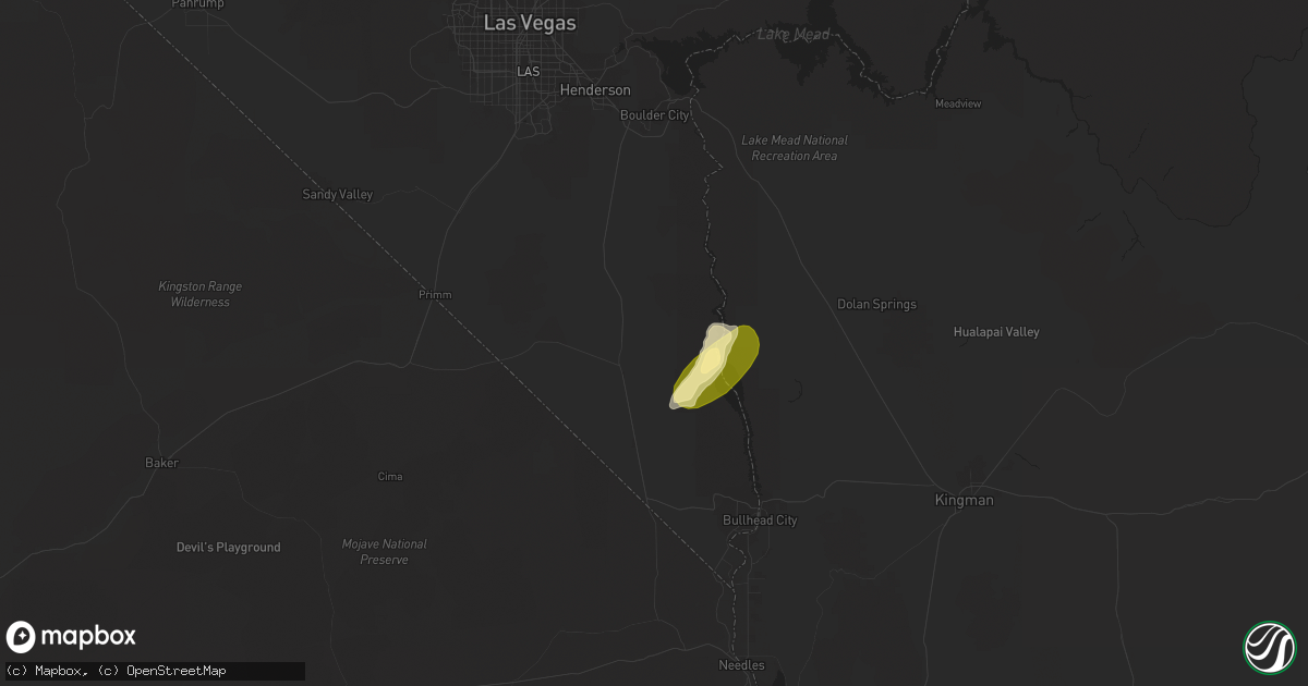 Hail map in Searchlight, NV on October 5, 2015