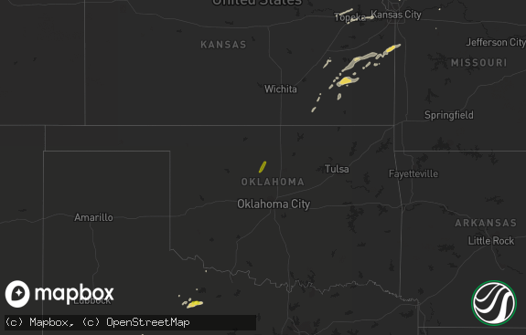 Hail map preview on 10-05-2016