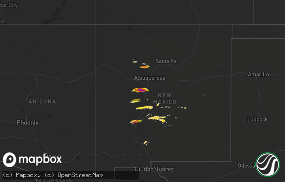 Hail map preview on 10-05-2017