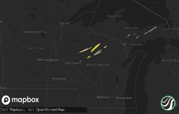 Hail map preview on 10-05-2024