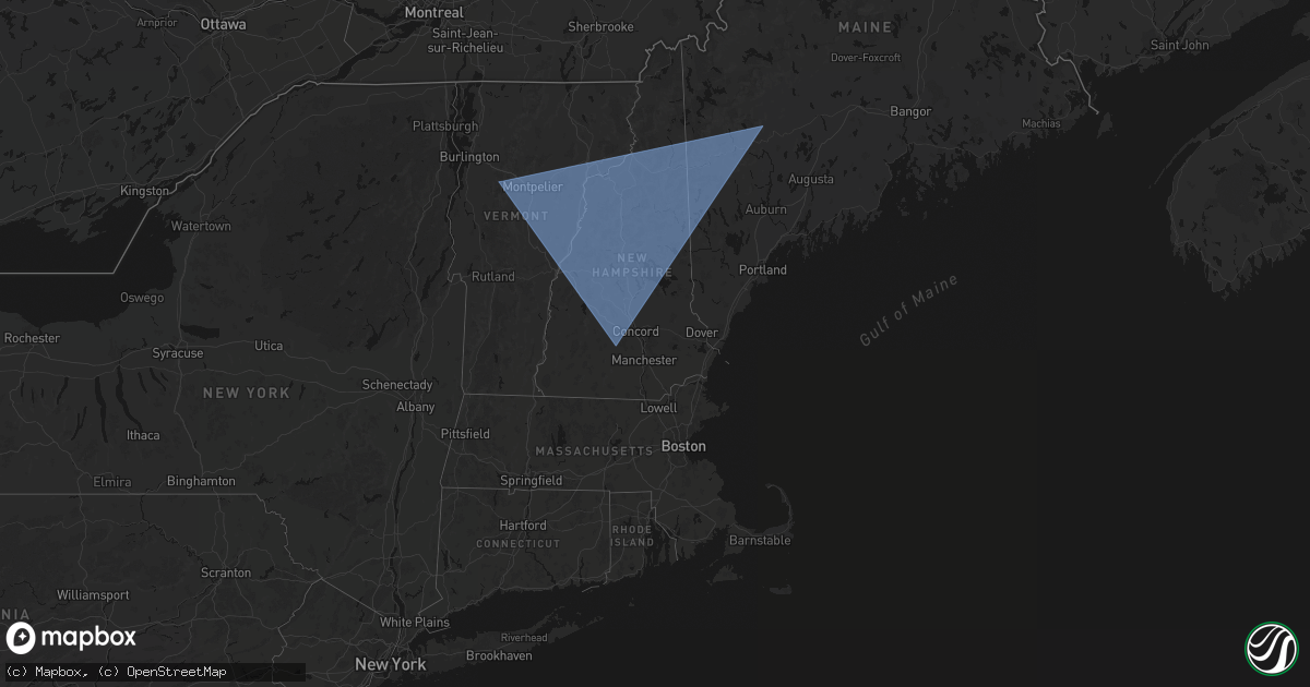 Hail map on October 6, 2026