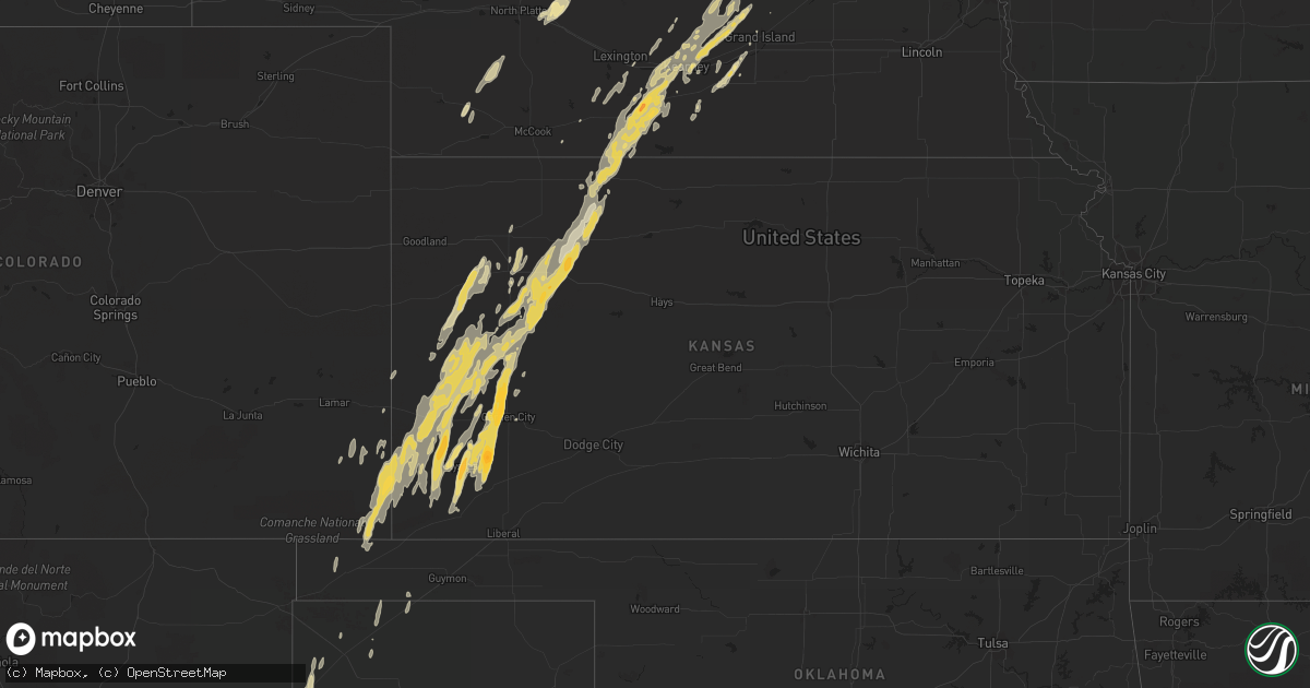 Hail map in Minnesota on October 7, 2011