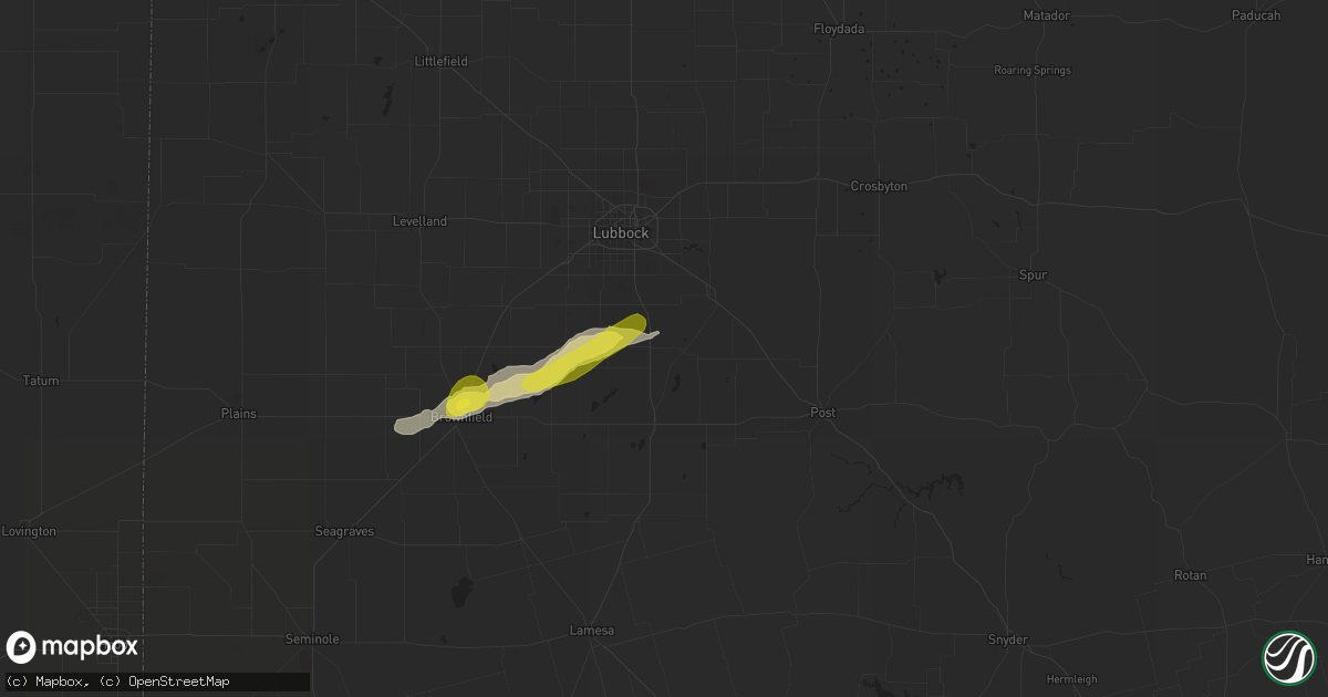 Hail map in Wilson, TX on October 8, 2018