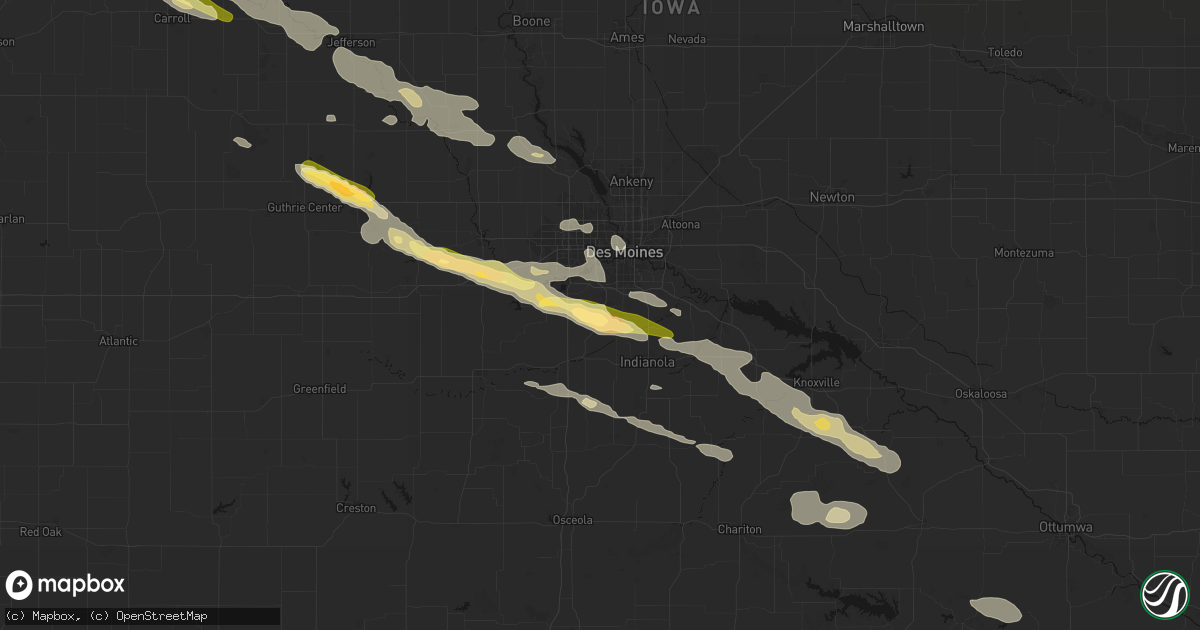 Hail map in Norwalk, IA on October 8, 2026