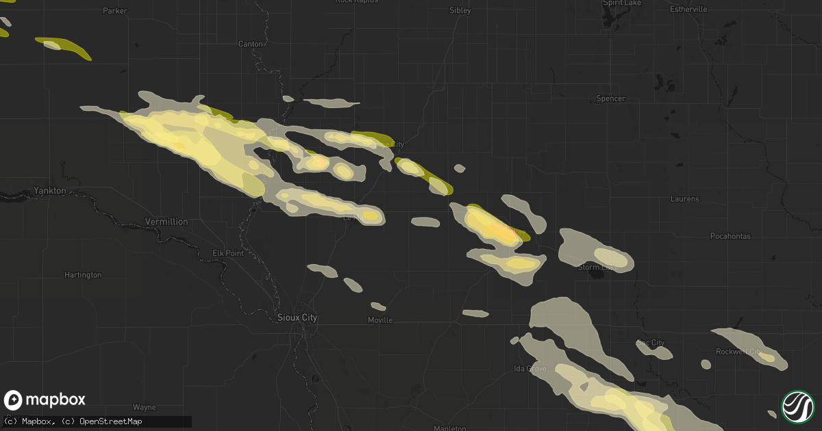 Hail map in Remsen, IA on October 8, 2026
