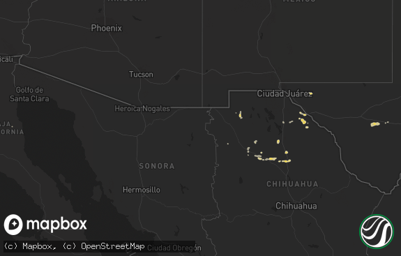 Hail map preview on 10-09-2022