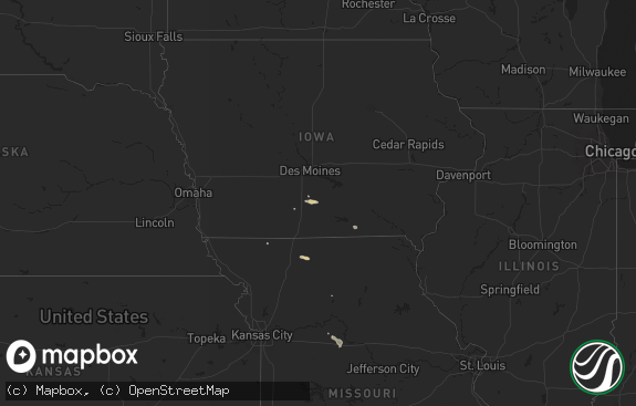 Hail map preview on 10-09-2025