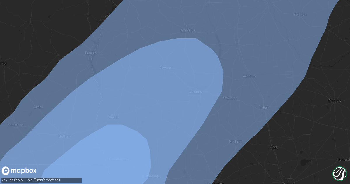 Hail map in Lynn Haven, FL on October 10, 2018