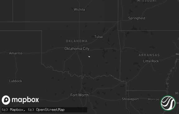 Hail map preview on 10-10-2024